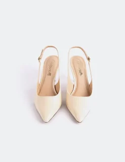 Slingbacks-L'INTERVALLE Borage Nude Patent