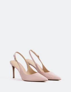 Slingbacks-L'INTERVALLE Borage Pink Leather