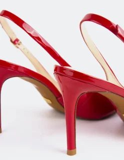 Slingbacks-L'INTERVALLE Borage Red Patent