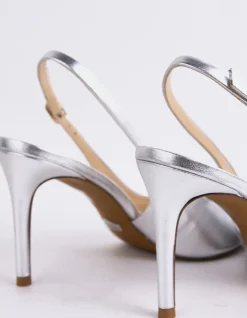 Slingbacks-L'INTERVALLE Borage Silver Leather