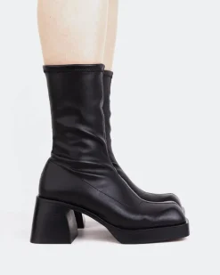 Stretch|Platform-L'INTERVALLE Bordon Black Stretch