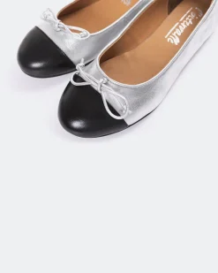 Ballerinas-L'INTERVALLE Bory Silver Leather