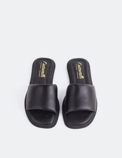 Flats-L'INTERVALLE Bosnia Black Leather