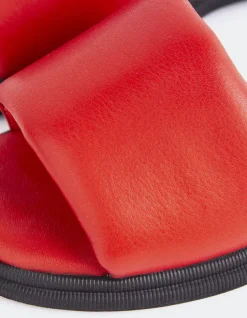 Flats-L'INTERVALLE Bosnia Red Leather