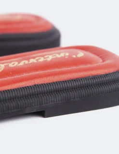 Flats-L'INTERVALLE Bosnia Red Leather