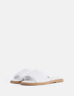 Flats-L'INTERVALLE Bosnia White Leather
