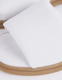 Flats-L'INTERVALLE Bosnia White Leather