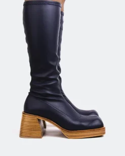 Stretch-L'INTERVALLE Bourne Navy Stretch