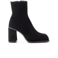 Ankle Boots-L'INTERVALLE Bowen Black Suede