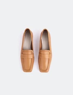 Loafers-L'INTERVALLE Brescia Tan Leather