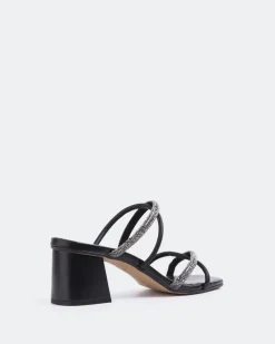 Mid Heels-L'INTERVALLE Brindisi Black Strass