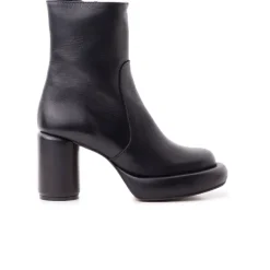 Ankle Boots-L'INTERVALLE Brody Black Leather