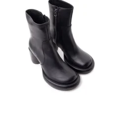 Ankle Boots-L'INTERVALLE Brody Black Leather