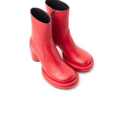 Ankle Boots-L'INTERVALLE Brody Red Leather