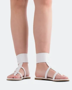 Fisherman|Flats-L'INTERVALLE Bruni White Leather