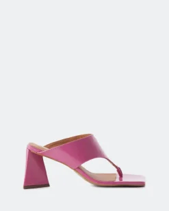 Mules-L'INTERVALLE Bulevar Pink Leather