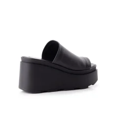 Wedges|Mules-L'INTERVALLE Bunny Black Leather