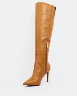 Tall Boots-L'INTERVALLE Bushra Camel Leather
