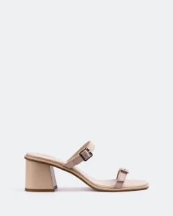 Mid Heels-L'INTERVALLE Cagliari Nude Leather