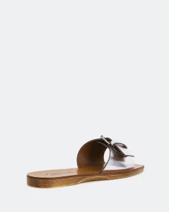 Wood Sandals|Flats-L'INTERVALLE Campari Silver Metal