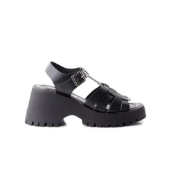 Mid Heels|Platform-L'INTERVALLE Capranica Black Leather