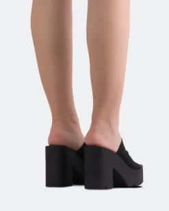 Platform-L'INTERVALLE Carangi Black Lycra