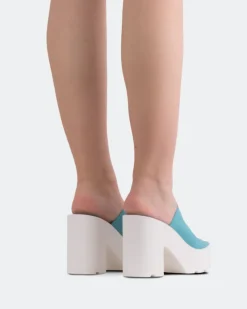 Platform-L'INTERVALLE Carangi Blue Lycra