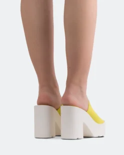 Platform-L'INTERVALLE Carangi Yellow Lycra