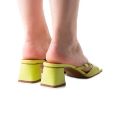 Mid Heels|Mules-L'INTERVALLE Carrera Kiwi Leather