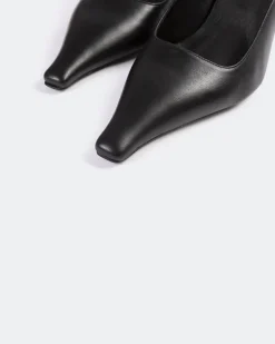 Mules-L'INTERVALLE Carthan Black Leather