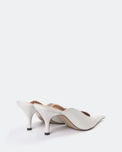 Mules-L'INTERVALLE Carthan Off White Leather