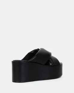 Platform-L'INTERVALLE Casa Black Leather