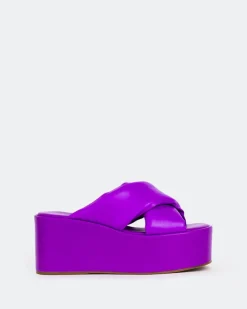 Platform-L'INTERVALLE Casa Purple Leather
