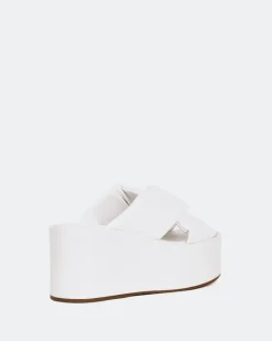Platform-L'INTERVALLE Casa White Leather
