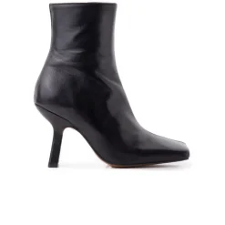 Ankle Boots-L'INTERVALLE Cedar Black Leather