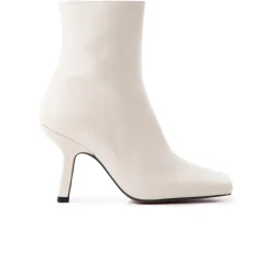 Ankle Boots-L'INTERVALLE Cedar Off White Leather