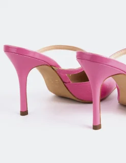 Mules-L'INTERVALLE Celandine Pink Naplack