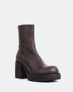 Ankle Boots-L'INTERVALLE Chamonix Brown Leather