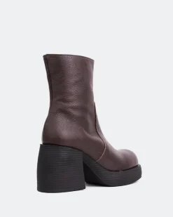 Ankle Boots-L'INTERVALLE Chamonix Brown Leather