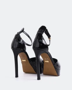 Platforms-L'INTERVALLE Charmed Black Naplack