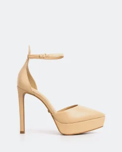 Platforms-L'INTERVALLE Charmed Camel Leather