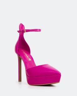 Platforms-L'INTERVALLE Charmed Fuchsia Leather