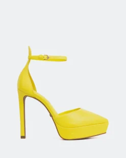 Platforms-L'INTERVALLE Charmed Yellow Leather