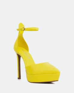 Platforms-L'INTERVALLE Charmed Yellow Leather