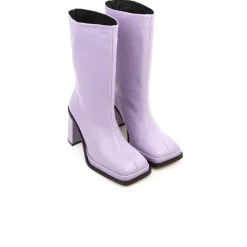 Ankle Boots-L'INTERVALLE Chaumont Lilac Leather