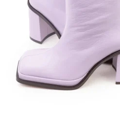 Ankle Boots-L'INTERVALLE Chaumont Lilac Leather