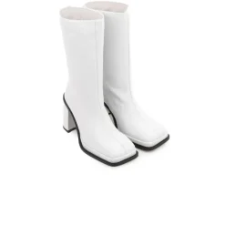 Ankle Boots-L'INTERVALLE Chaumont White Leather