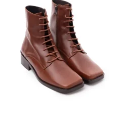 Ankle Boots-L'INTERVALLE Chertsy Tan Leather