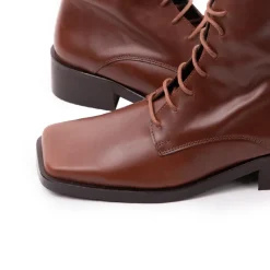 Ankle Boots-L'INTERVALLE Chertsy Tan Leather