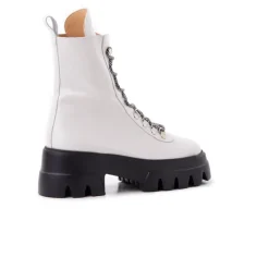 Ankle Boots-L'INTERVALLE Chico White Naplack
